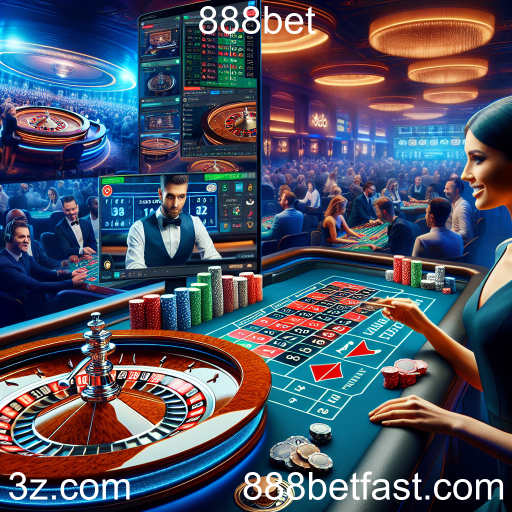 Experiência Imersiva: Jogos Ao Vivo no 888bet